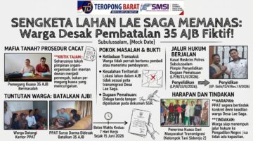 Sengketa Lahan di Desa Lae Saga, Warga Subulussalam kembali Desak PPAT Batalkan 35 AJB