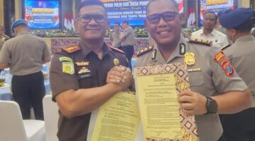 Kompak dan Solid, Kapolres Simalungun Bersama Kajari Dukung Komitmen Penanganan Perkara Pidana Tanpa Transaksional